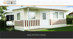 Desktop Screenshot of holzsteinhaus.de